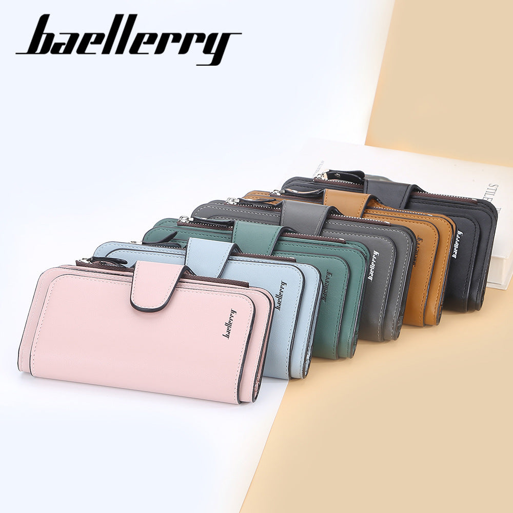 Women's Korean Style Multiple Slots Zipper Fashion Ladies Wallet