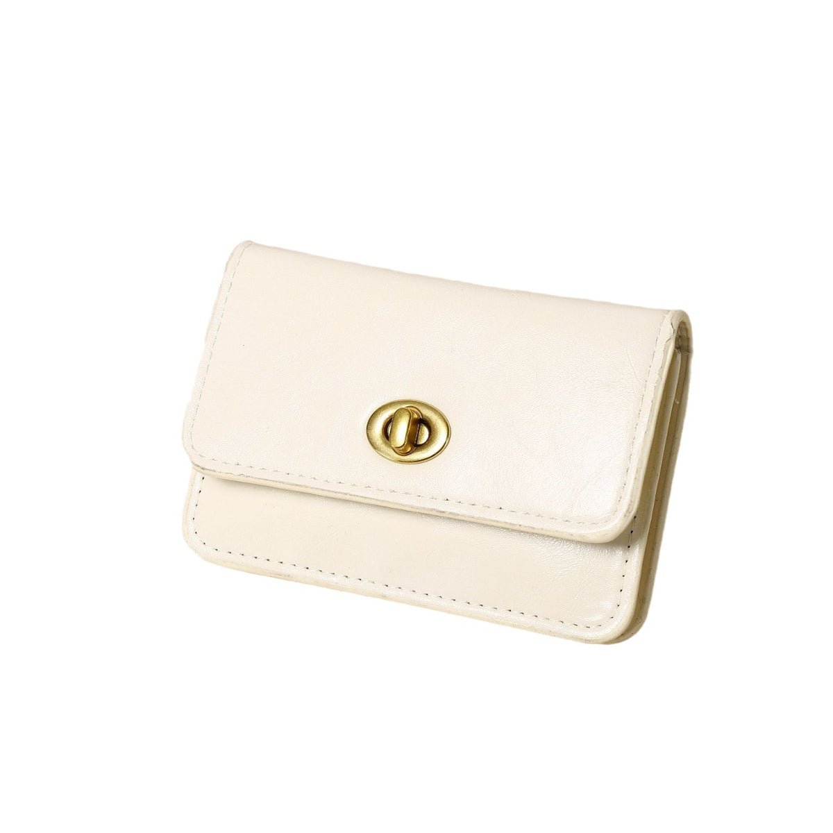 Women's Korean Style Simple Solid Color Retro High Lock
