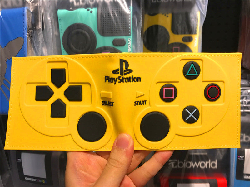 Men's Unique Cool Short Gray Bifold Coin Purses