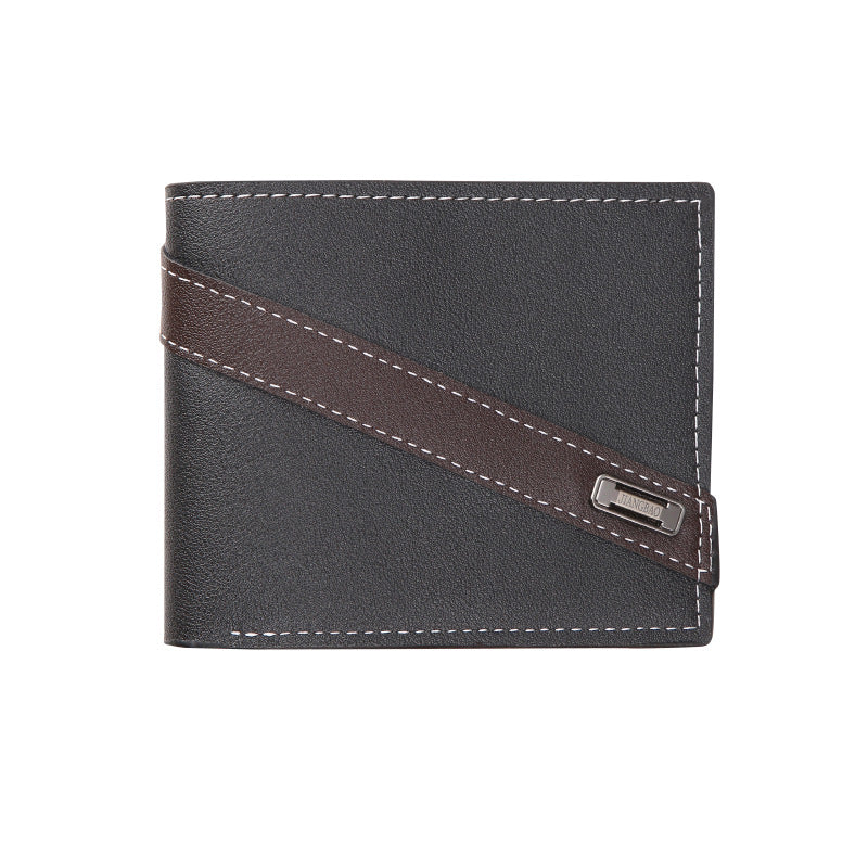 Men's Man's Multiple Slots Fashion Horizontal Trendy Card Holder