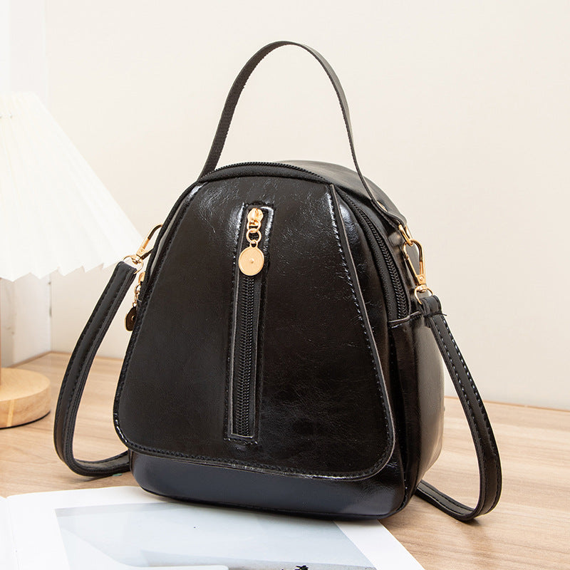 Women's Texture Soft Leather Fashion Retro Single-layer Large Women's Messenger Bag