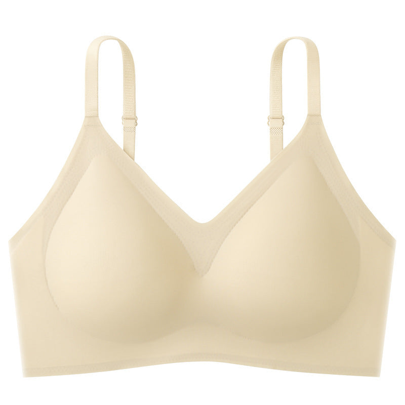 Women's Shoulder Strap Jelly Underwear Seamless Wireless Bras