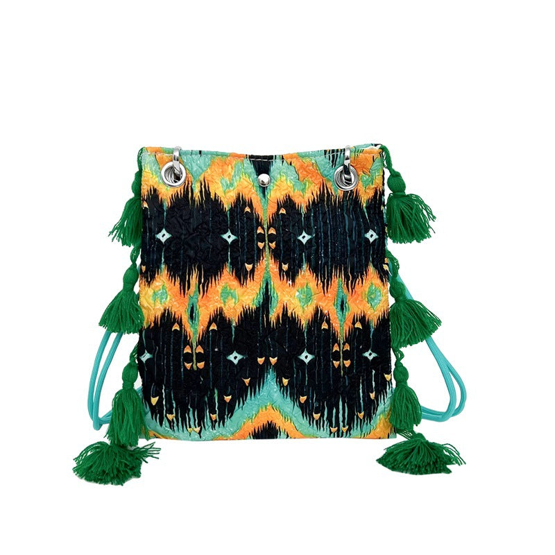 Aides Pattern Mobile Element Personality Art Ethnic Women's Messenger Bag