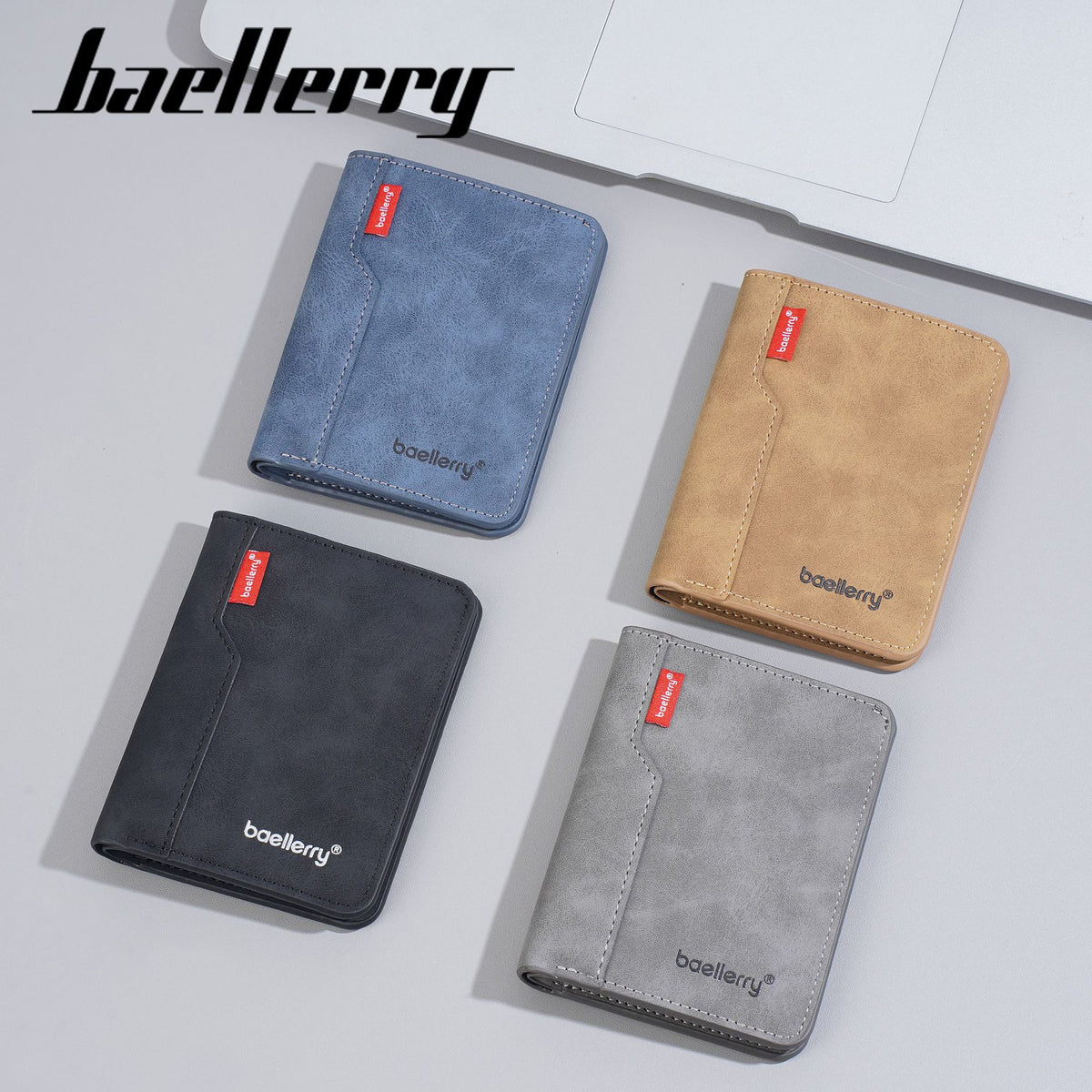 Men's Retro Thin Lightweight Integrated High Sense Two Fold Men's Wallet