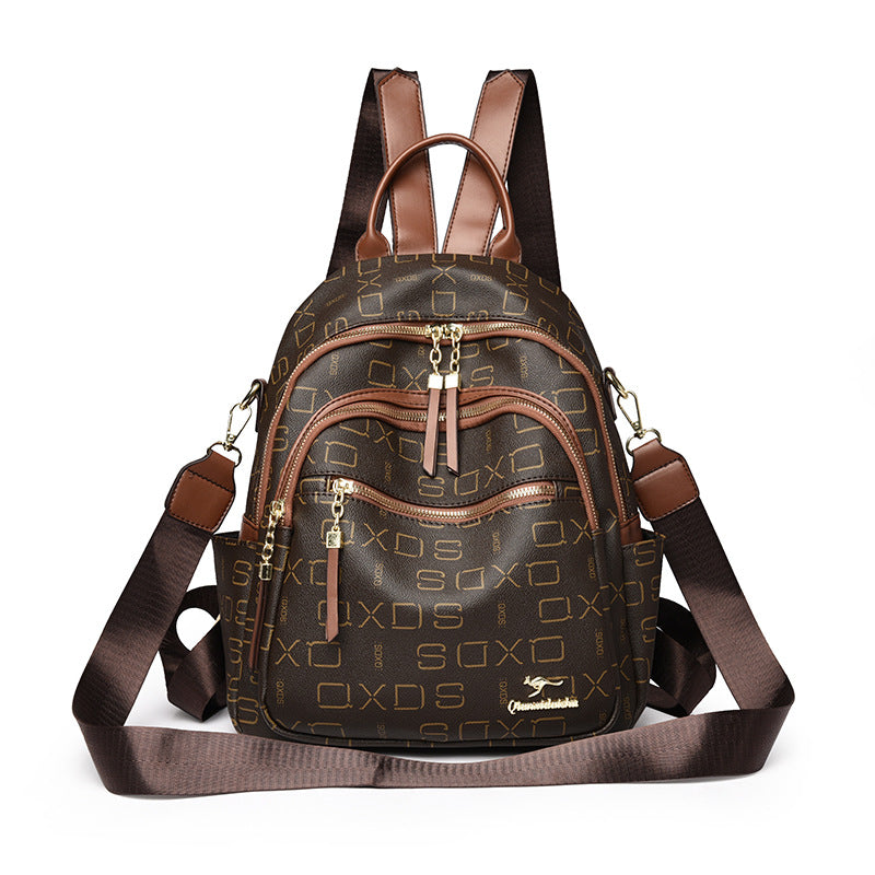 Women's Millennium Kangaroo Chessboard Plaid Texture Women's Shoulder Bag