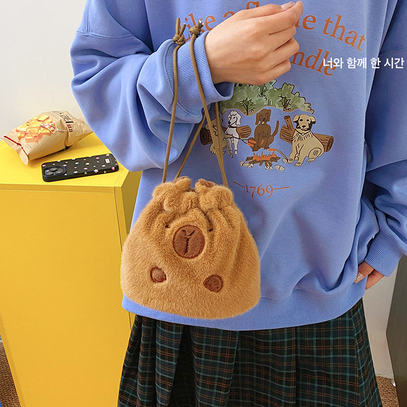 Water Guinea Pig Plush Girlish Lovely Handbags