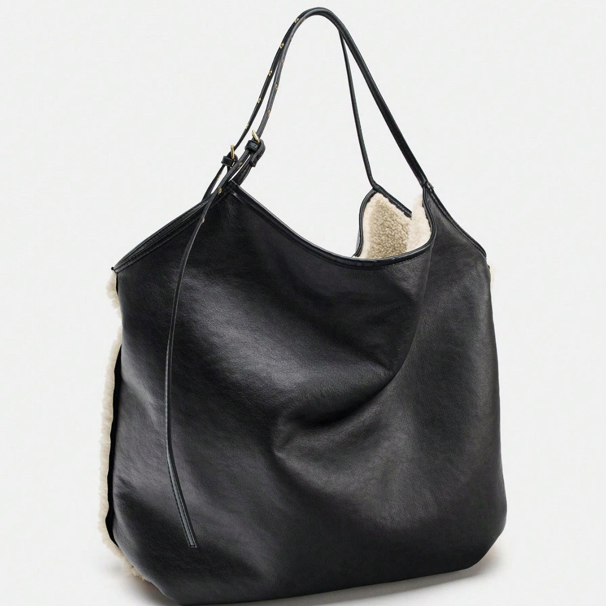 Women's Effect Double-sided Large Capacity Shopping Women's Shoulder Bag