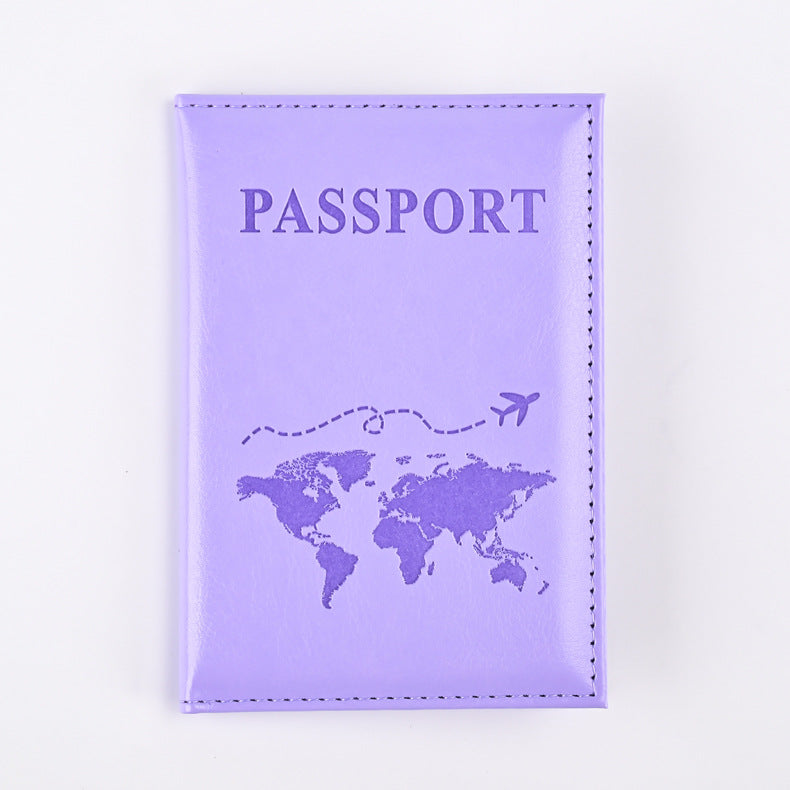 Grain Color Changing Passport Cover Ticket Card Holder