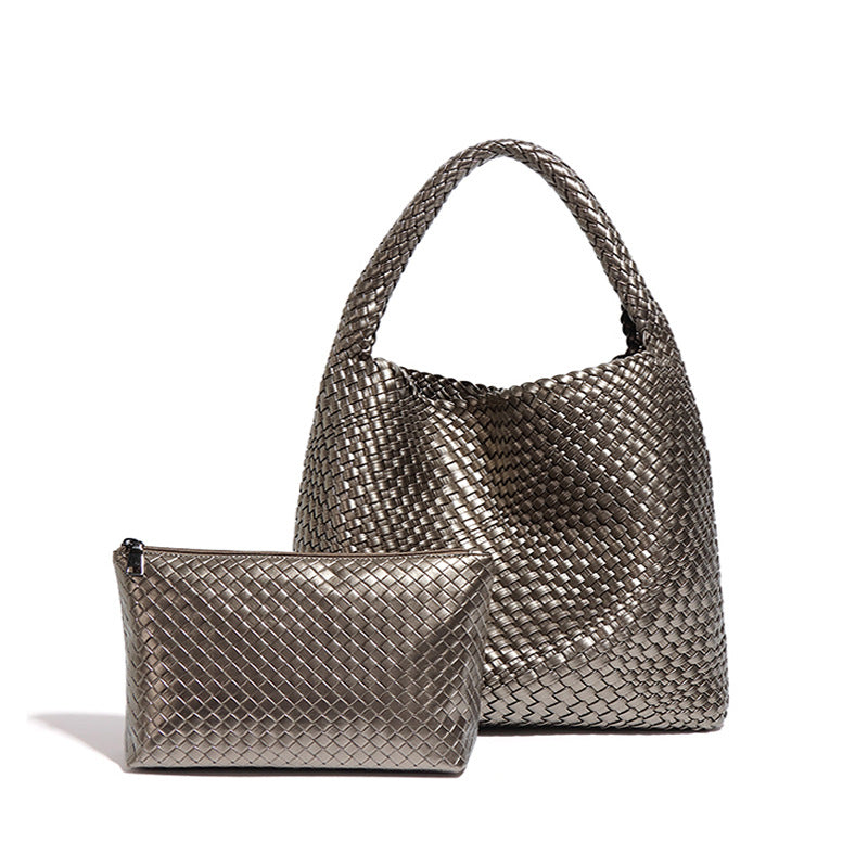 Women's Hand-woven Fashion Portable Korean Style Large Capacity Women's Shoulder Bag