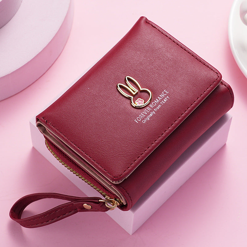 Pretty Classic Stylish Multifunctional Textured College Ladies Wallet