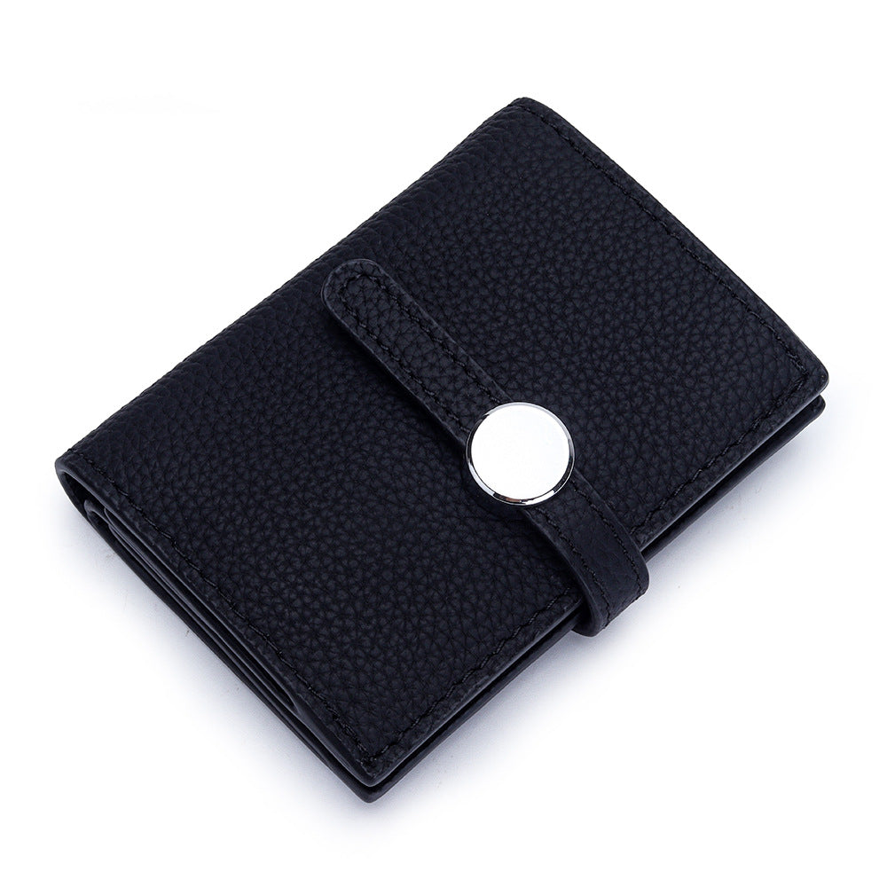 Women's Layer Short Cowhide Mini Fashion Genuine Leather Ladies Wallet