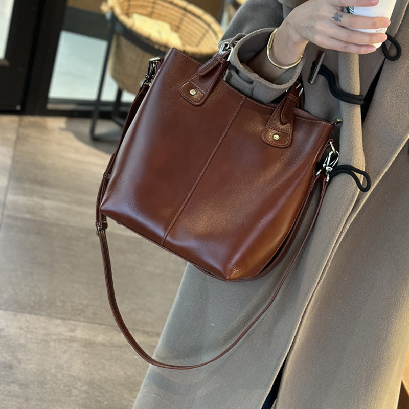 Comfortable Women's Genuine Leather For High-grade Women's Shoulder Bag