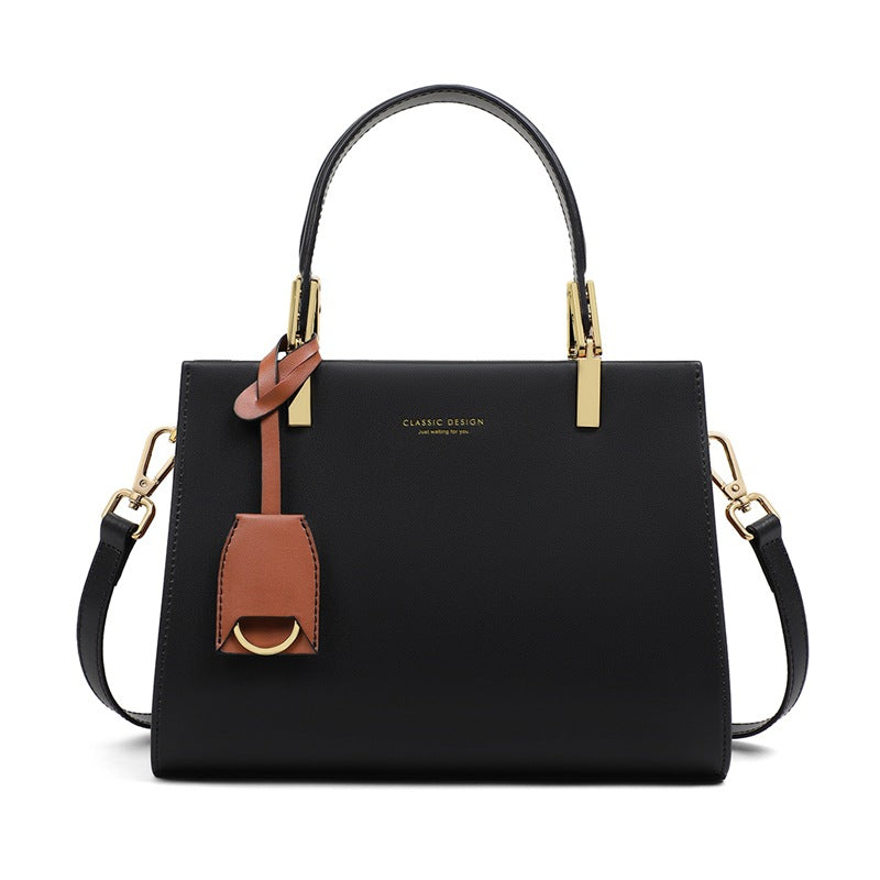 Women's High Sense Genuine Leather Portable Mother Women's Messenger Bag