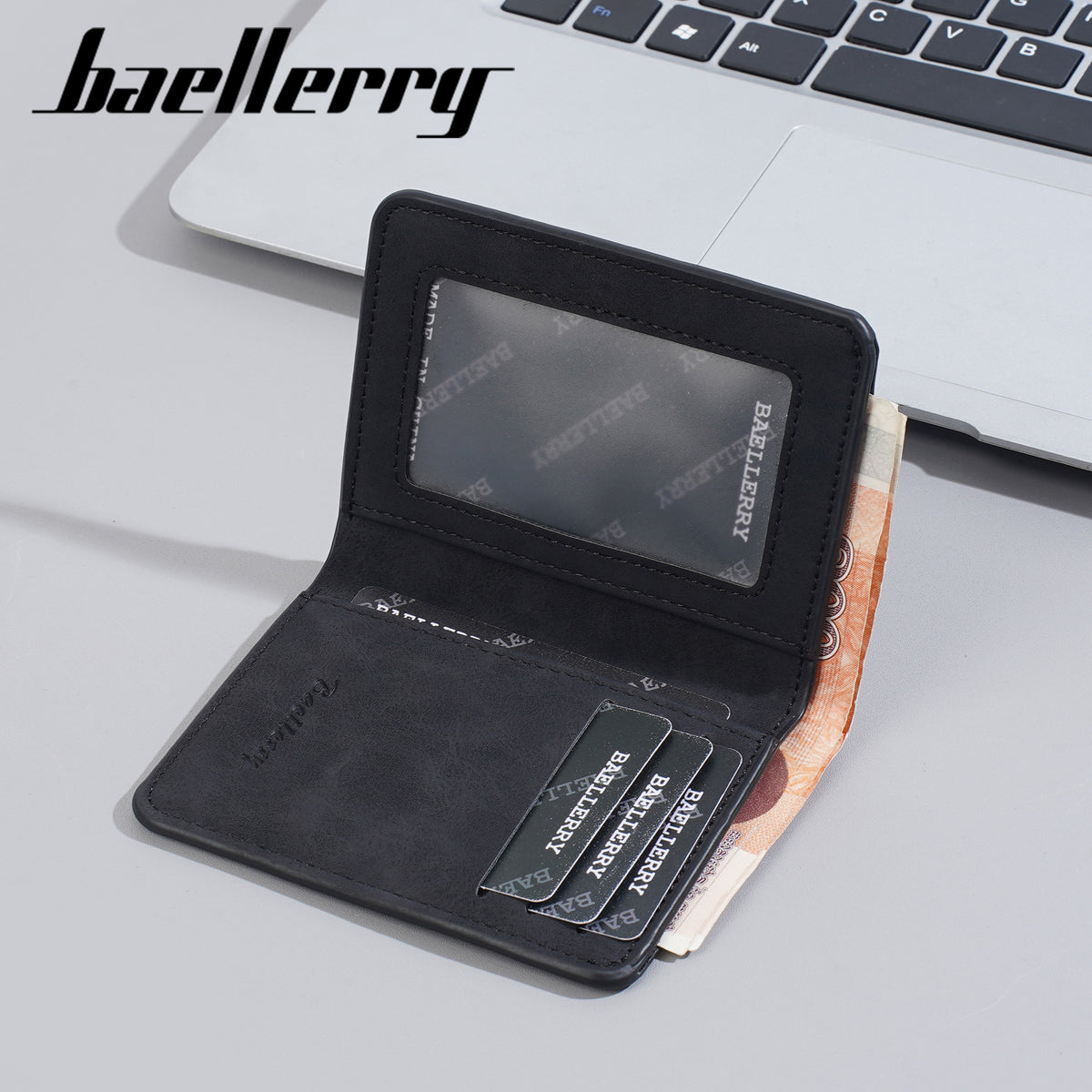 Men's Retro Thin Lightweight Integrated High Sense Two Fold Men's Wallet