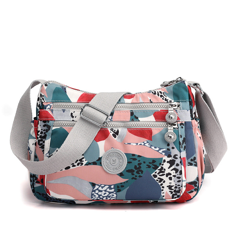 Printed Korean Style Fashionable Waterproof Simple Chic Large Women's Messenger Bag