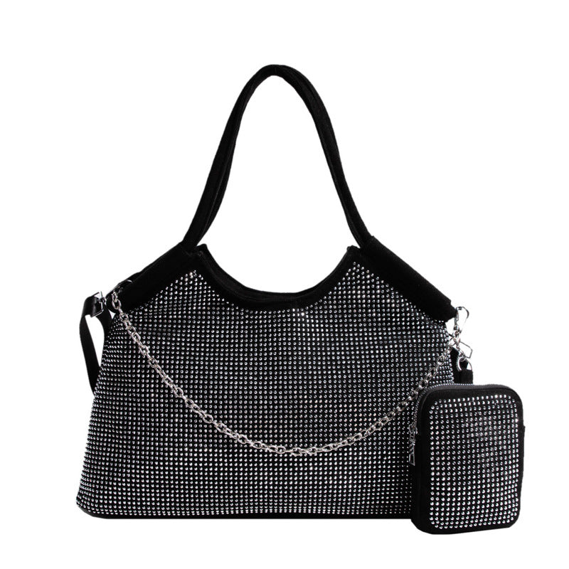 Women's Flow Diamond Female Cool Western Style Shoulder Bags