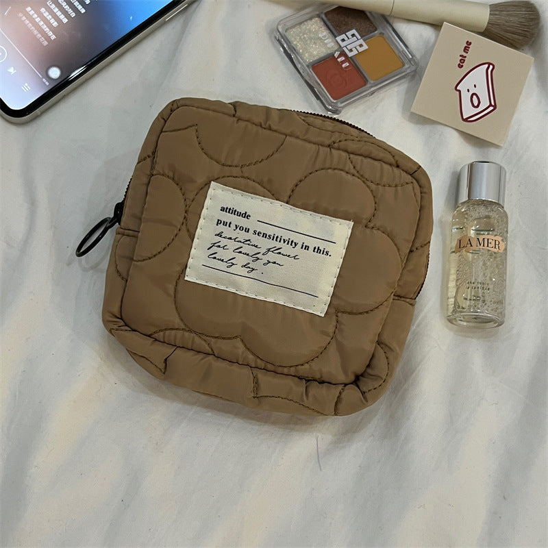 Cute Mini Portable Candy Color Buggy Cosmetic Bags