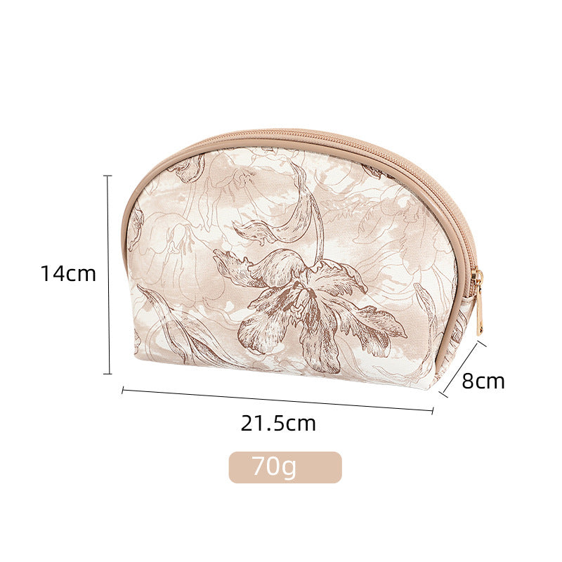 Large Capacity High Sense Portable Out Three-dimensional Cosmetics Simple Makeup Bag