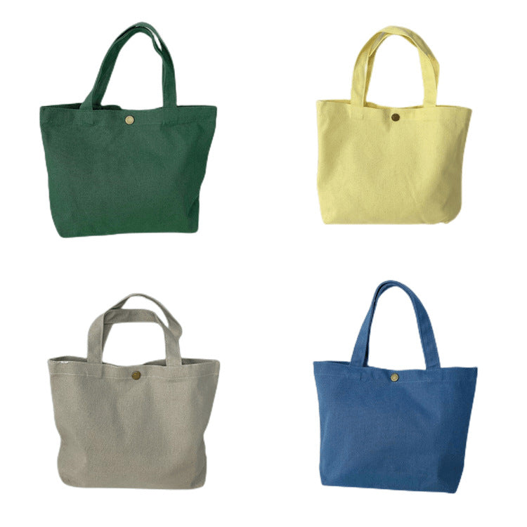 New Women's Canvas Portable Lunch Box Handbags