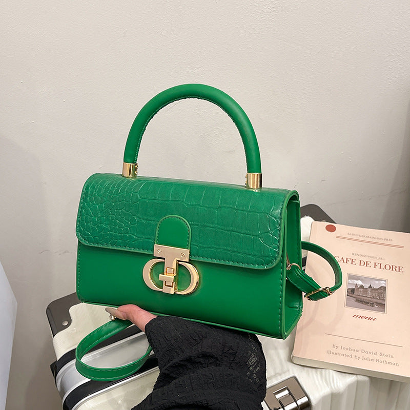 Women's Fashionable Stylish Fashion Summer Crocodile Pattern Portable Bags