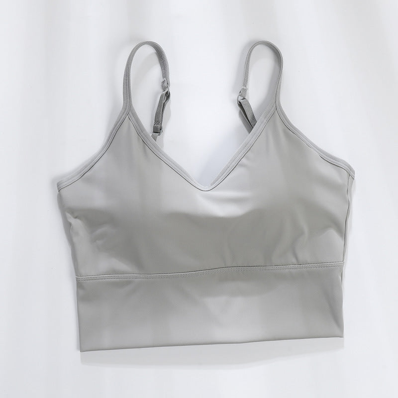 Female Spaghetti Strap With Chest Pad Tanks Camis