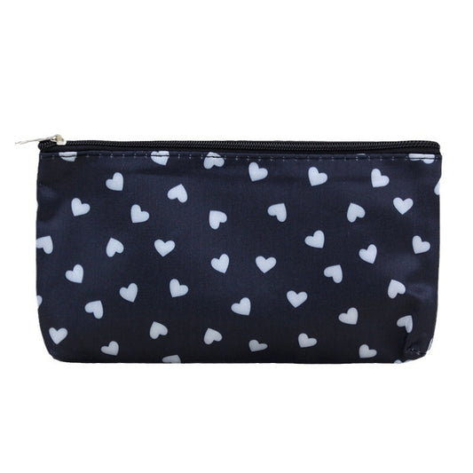 Beautiful Horizontal Storage Letter Jacquard Hand Cosmetic Bags