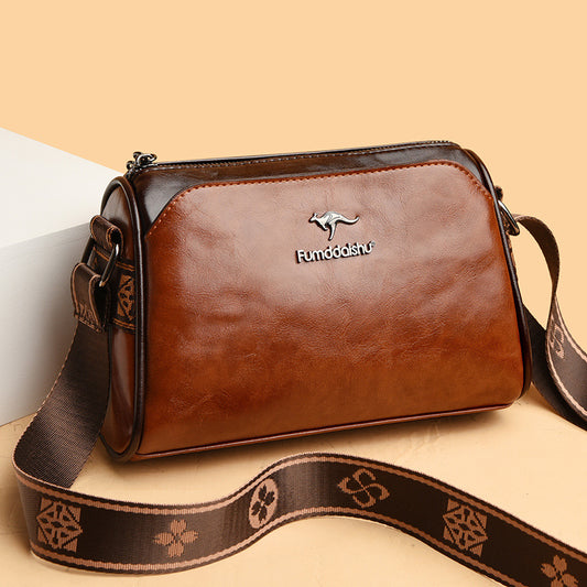 Women's Trendy Retro Double-sided Pillow Light Luxury Crossbody Bags