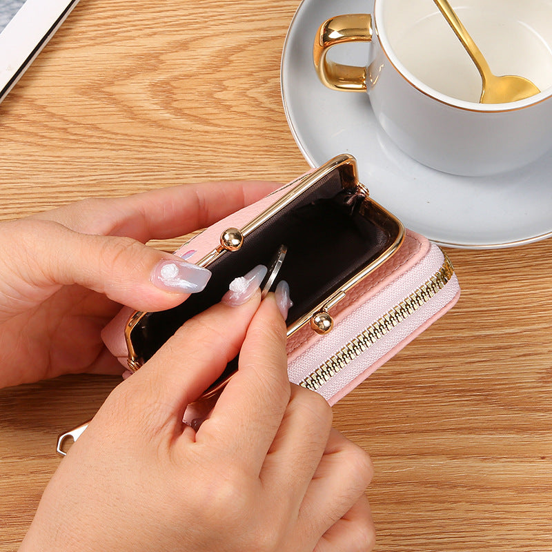 Women's Mini Fashion Large Capacity Expanding Coin Purses