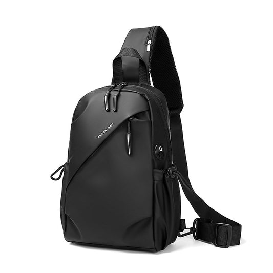 Men's Graceful Oxford Simple Color Trendy Men's Chest Bags