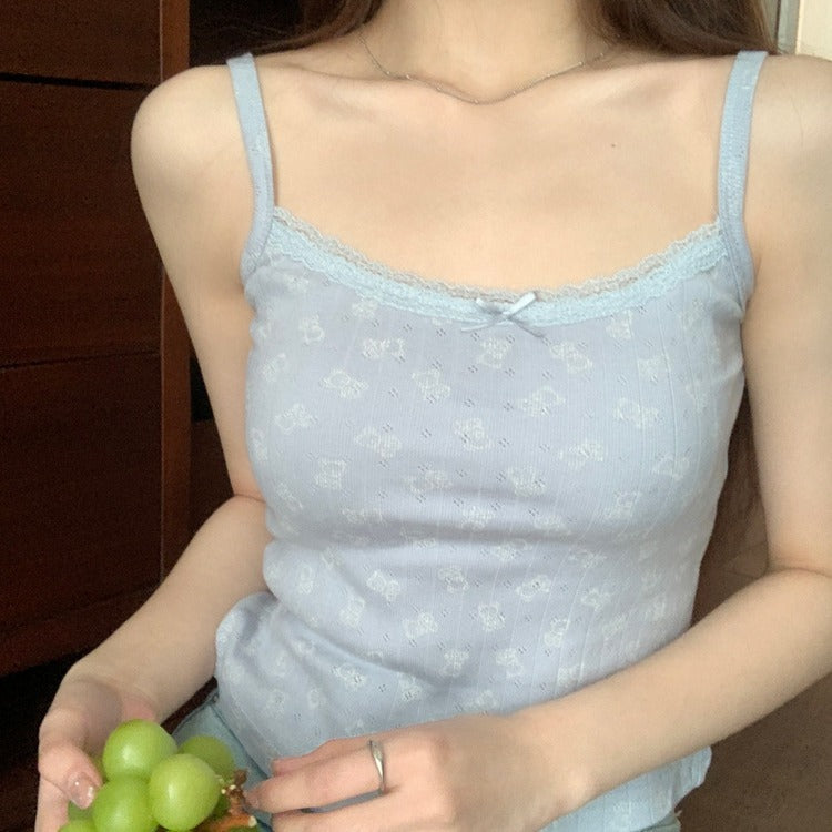 Women's Jacquard Short Outerwear Camisole Summer Hot Outer Tanks Camis