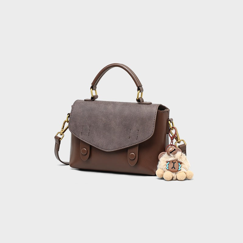 Women's Good-looking Retro Portable Leather Cambridge Women's Messenger Bag