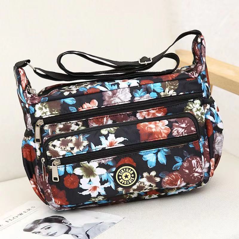 Women's Floral Cloth Stall Night Market Large Crossbody Bags