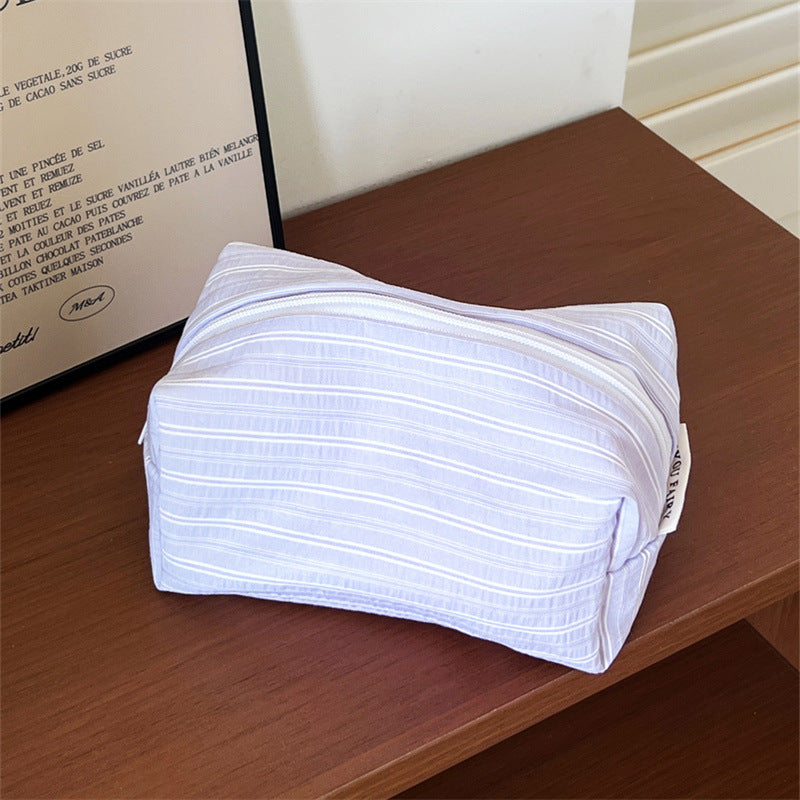 Fresh Contrast Color Cute Toiletry Portable Large Capacity Bags