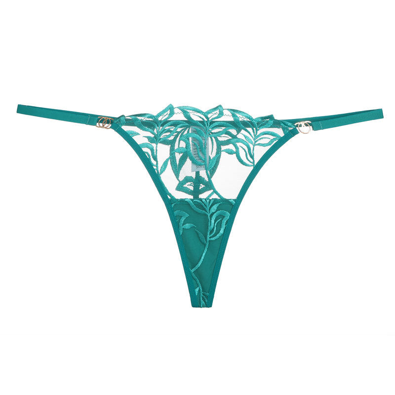 Women's Classic Embroidery Two Suit Underwear Fishbone Bras