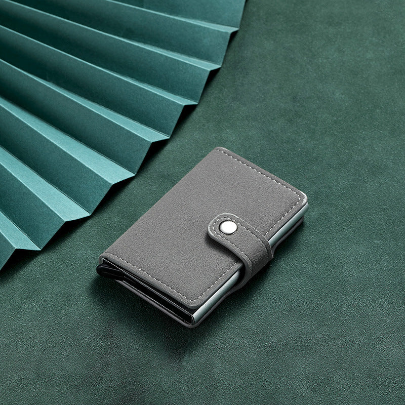 Women's & Men's & Metal Automatic Pop-up Cassette Good-looking Card Holder