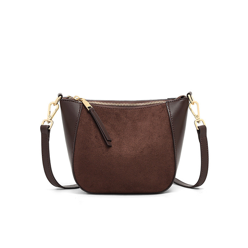 Women's Genuine Leather Advanced Feeling Tong Dumpling Bags