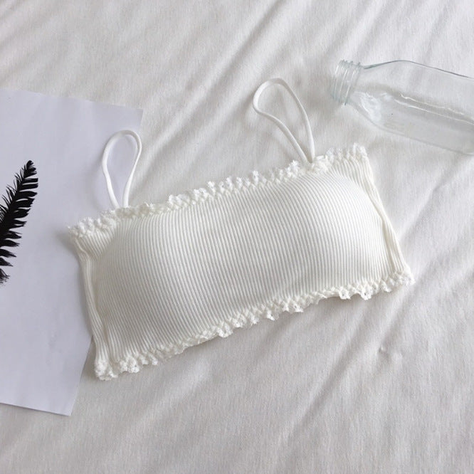 Youth Development Period Underwear Lace Thread Tanks Camis