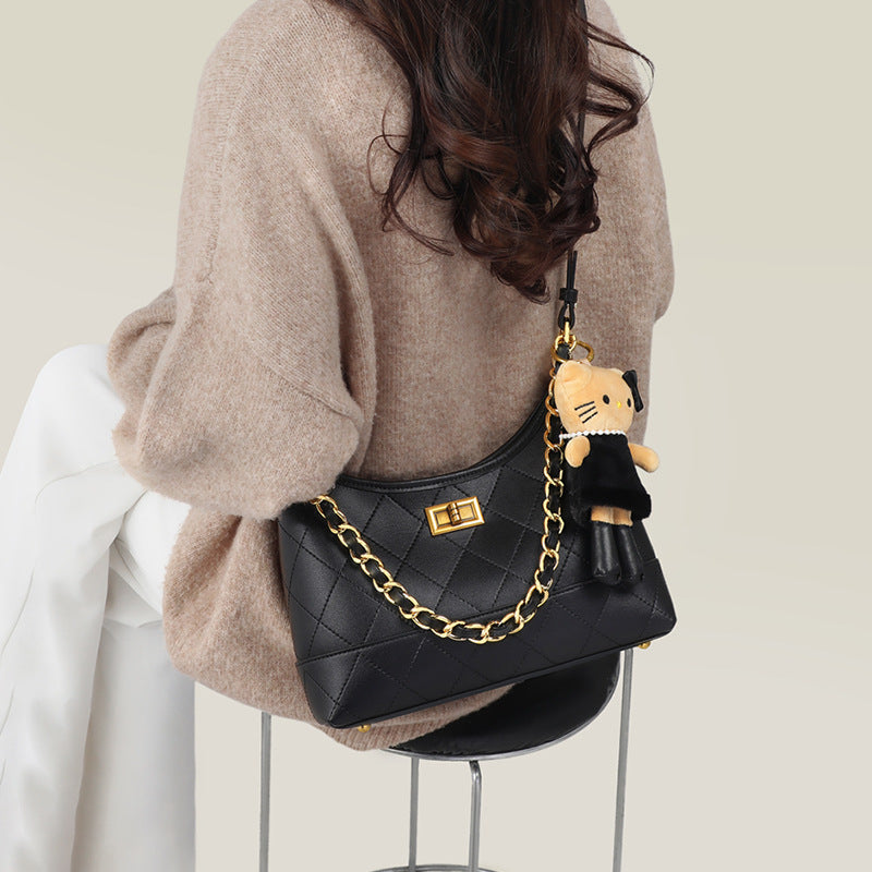 Women's Summer Genuine Leather Advanced Chain Bags