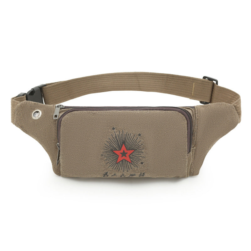 Women's & Men's & For Canvas Business Money Collection Large Men's Waist Packs