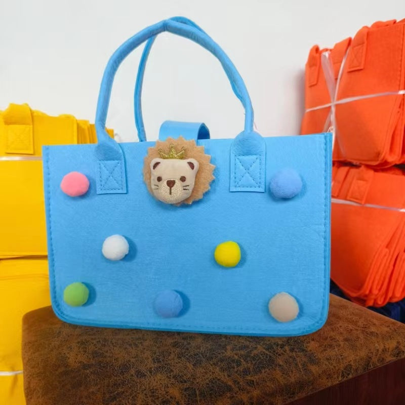 Women's Hand Large Capacity Open Fashion Felt Handbags