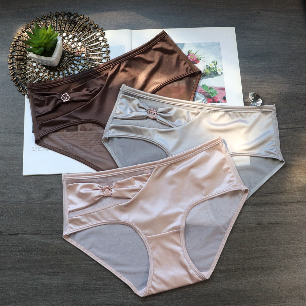 Women's Sexy Mesh Low Waist Breathable Comfortable Panties