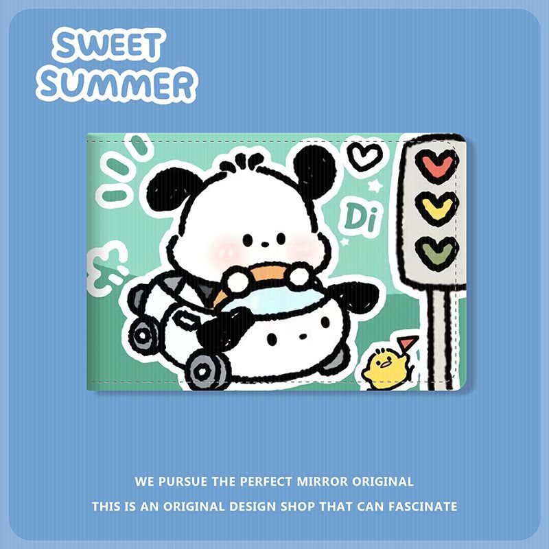 Driving License Protective Pacha Dog Leather Card Holder