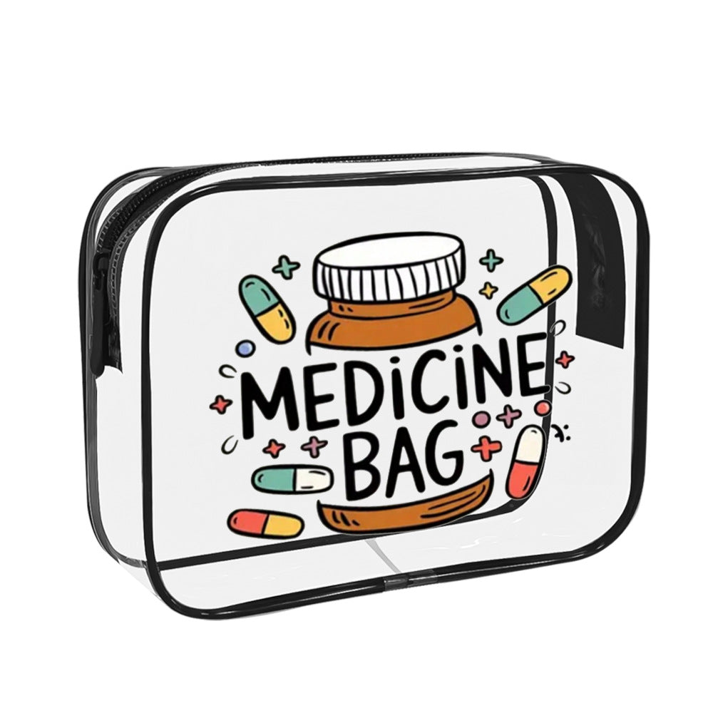 Cartoon Transparent Buggy Holiday Gift Party Makeup Bag