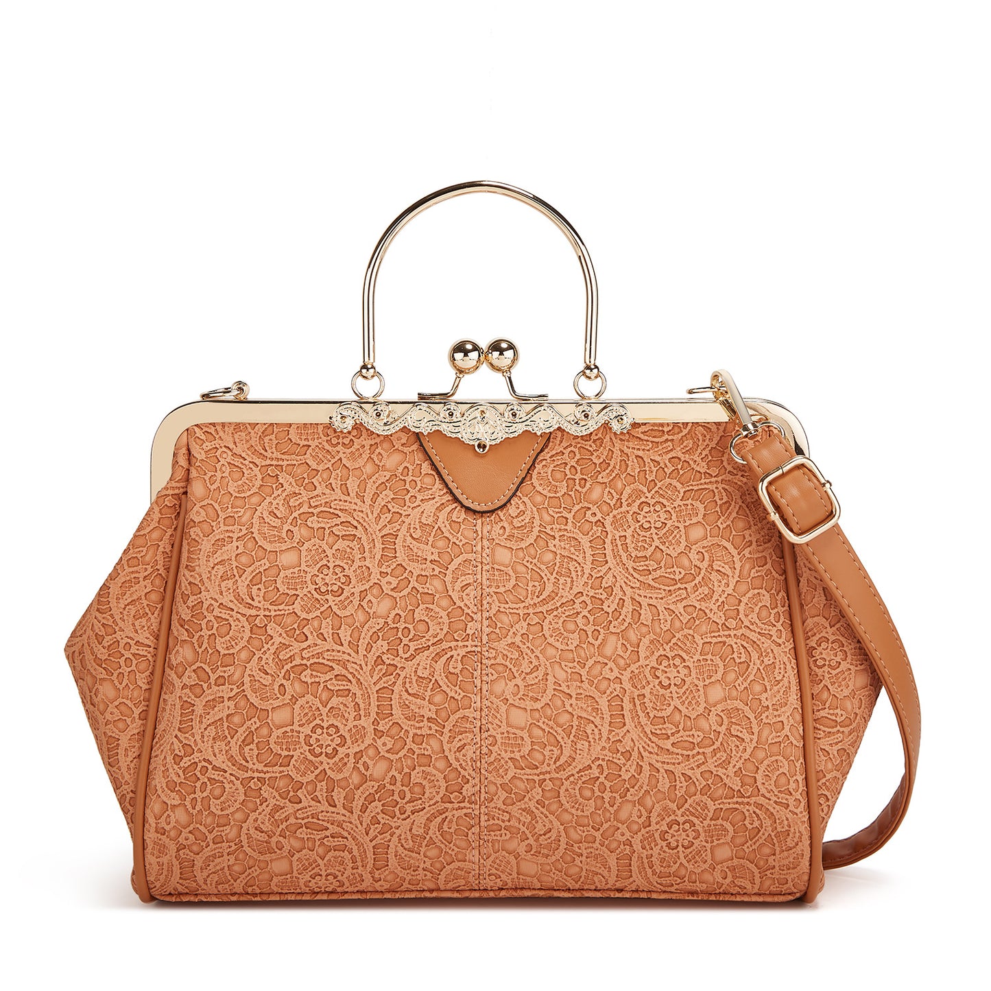 Women's Fashion Clip Oily Leather Spanish Bags