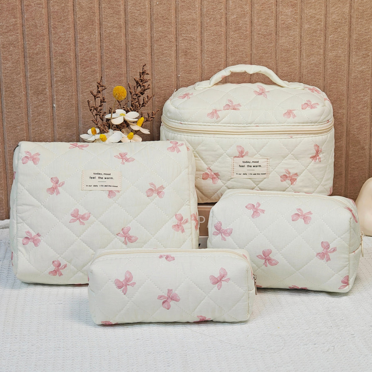 Vertical Large Capacity Three-dimensional Storage Portable Cosmetic Bags