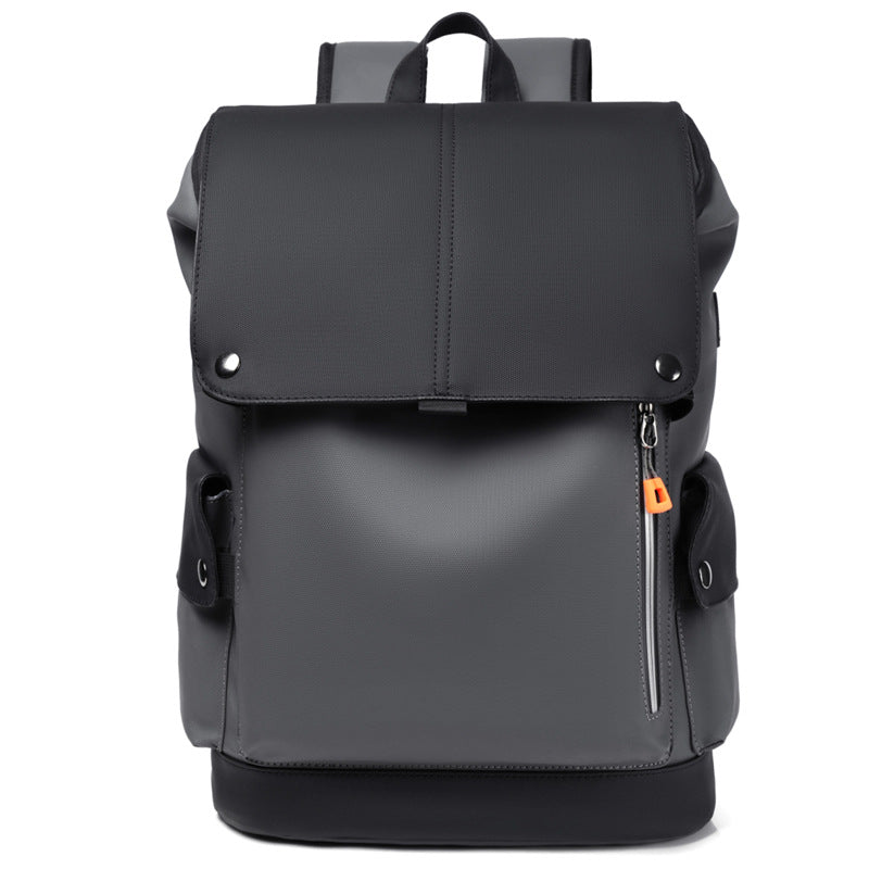 Men's Leather Trendy Large Capacity Tooling Function Backpacks