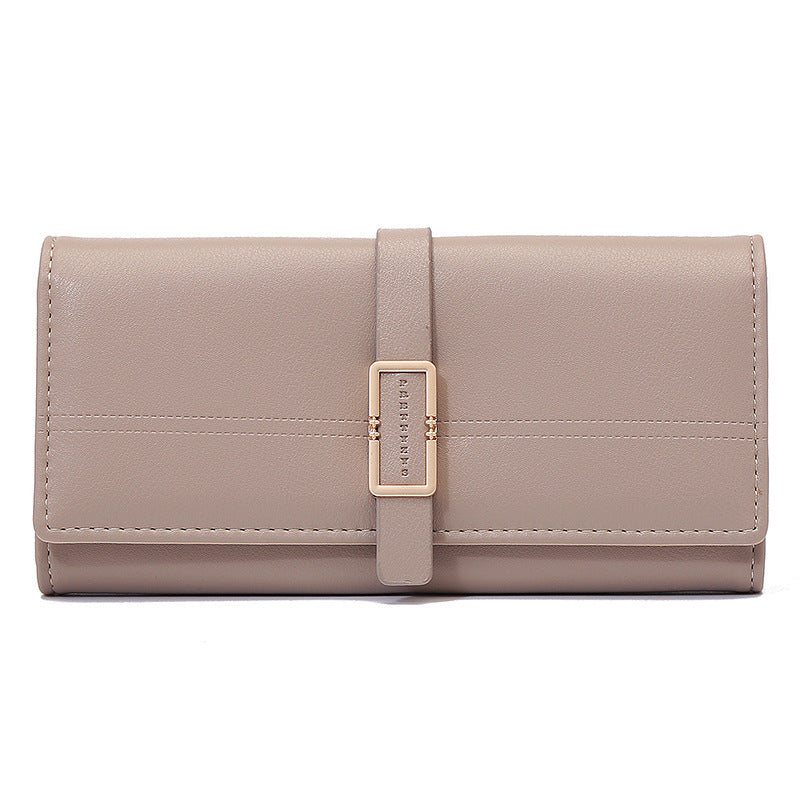 Women's Leather Long Soft Surface Simple Fresh Super Ladies Wallet