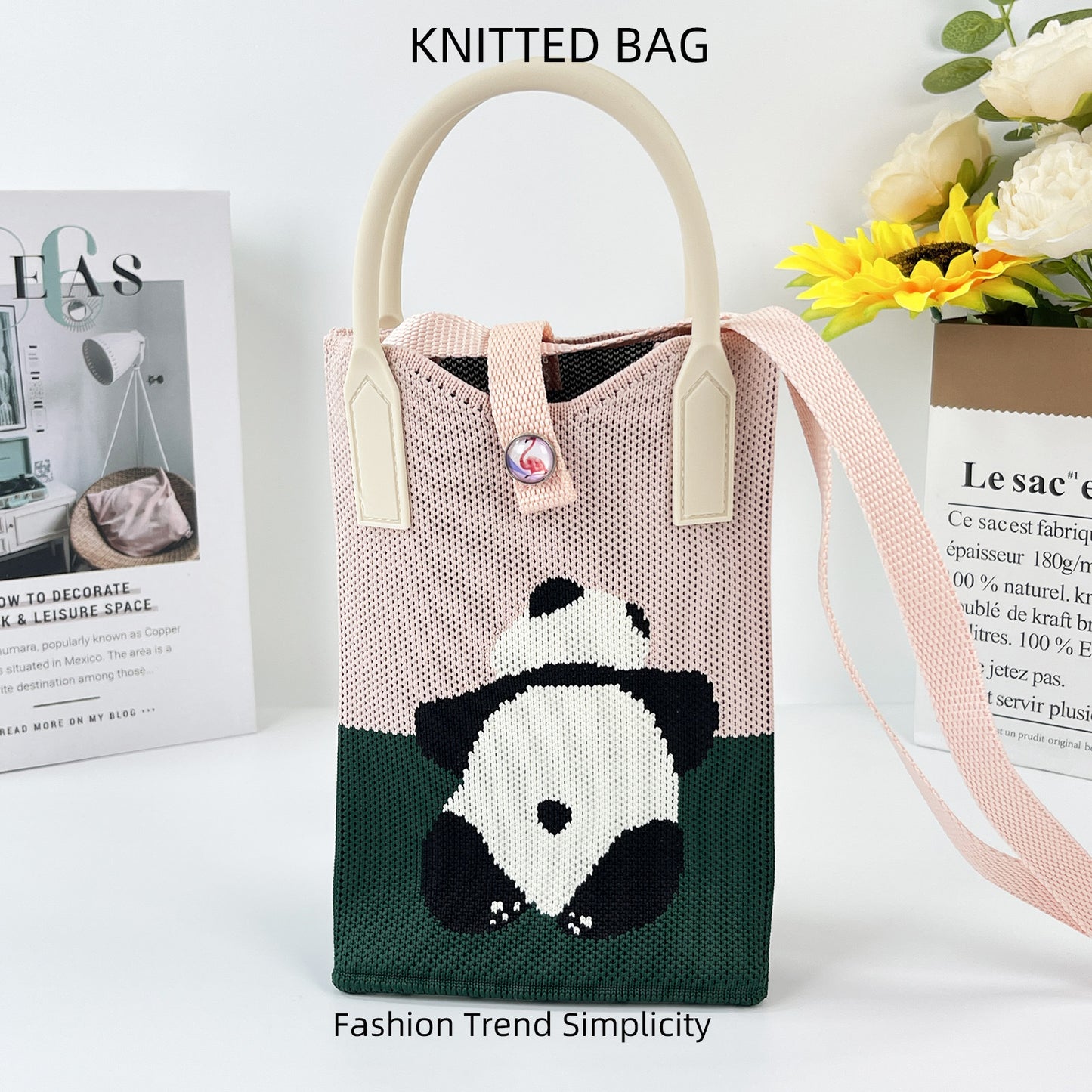 Pretty Knitted Mobile Mason Korean Mini Bags