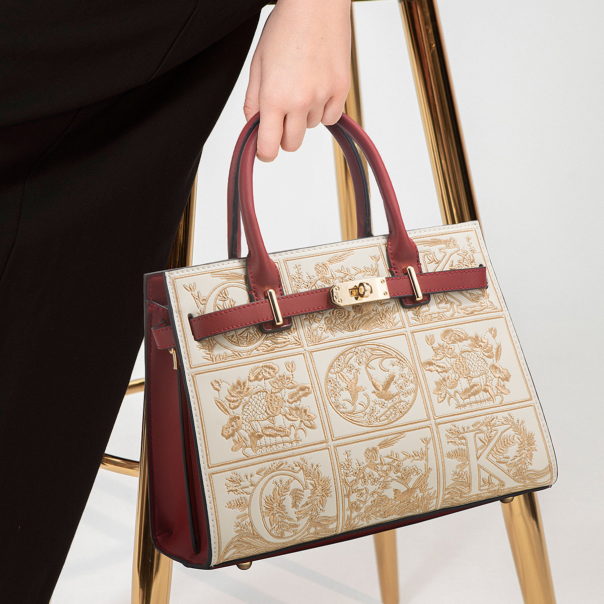 Women's Mother's Day Gift Embroidery To Give Mom Elegant Bags