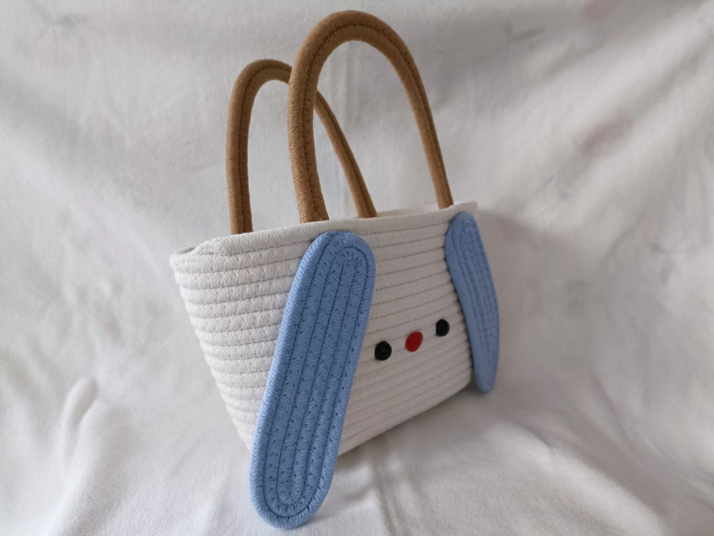 Durable Cute Cartoon Cotton Thread Woven Bags